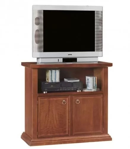 Mobile porta tv legno arte povera tinta noce 84x40x75 (377) - Mobili 2G