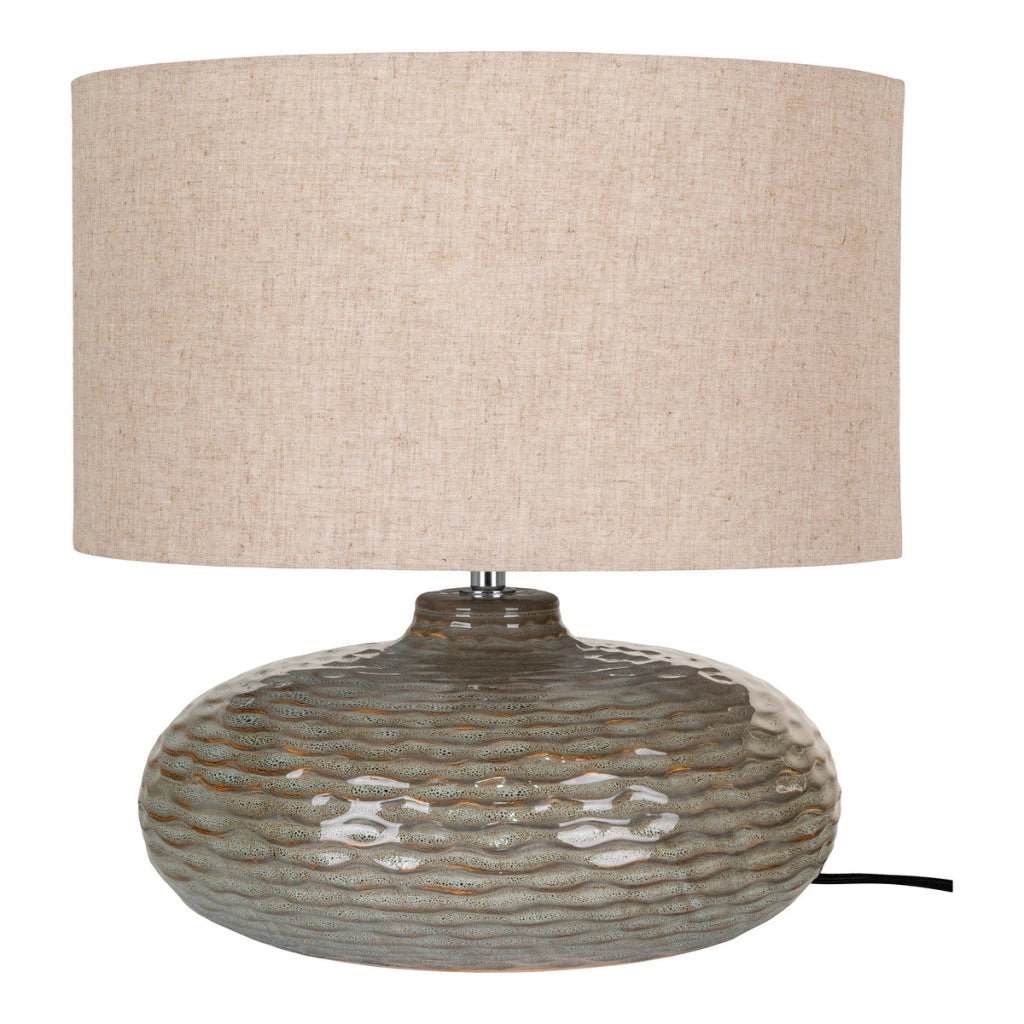 Lampada da Tavolo Oldham, Verde, Ceramica, 36x36x36 cm