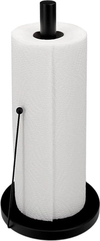 Houder per rotoli per cucina in acciaio inox nero per cucina e sala da pranzo
