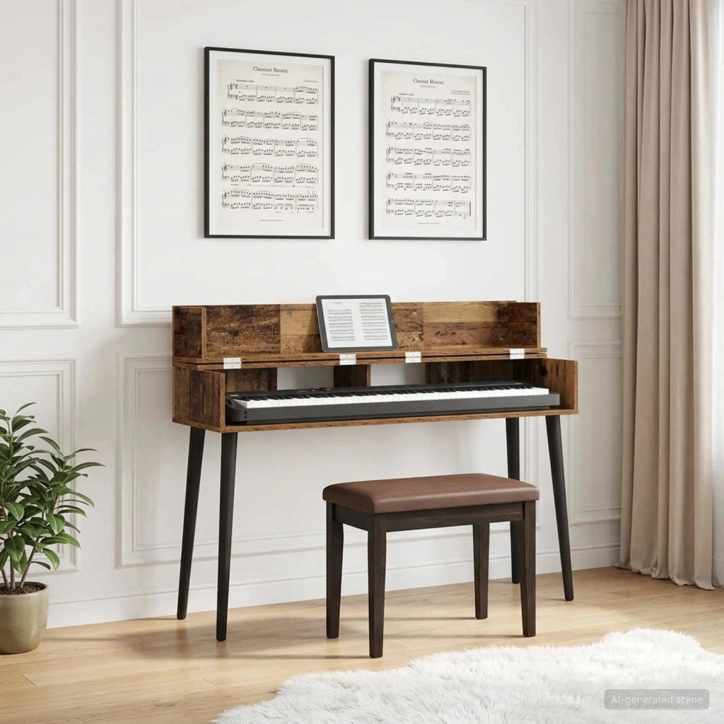 Scrivania studio Legno antico 110 x 40 x 19,5 cm 8006690
