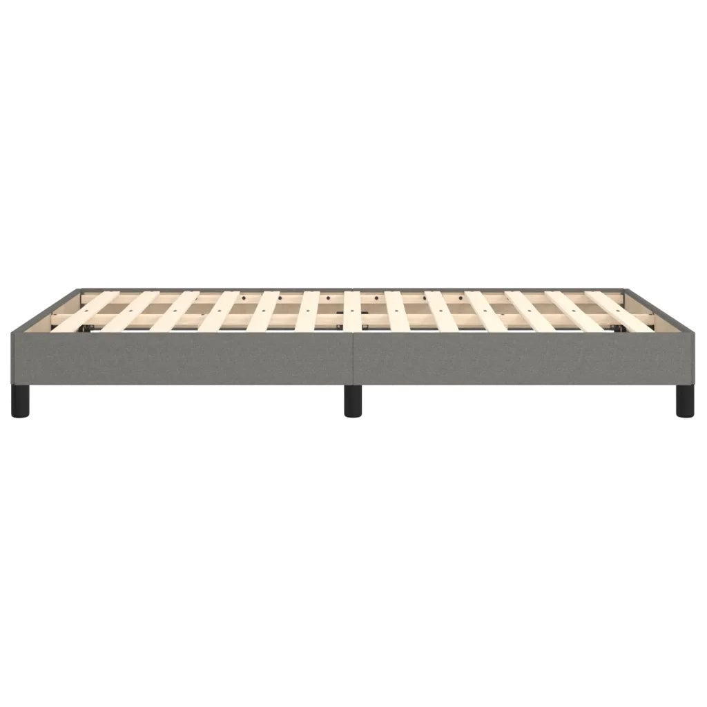Giroletto senza Materasso Grigio Scuro 120x190 cm in Tessuto