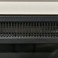 Camino Elettrico da Terra 1800W con Effetto Fiamma Telecomando e Timer Bianco