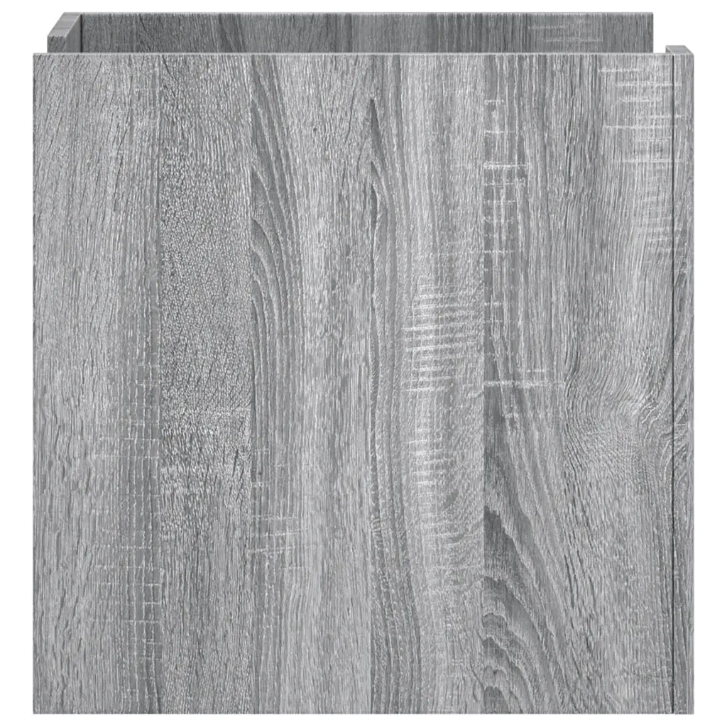 Comodino-Tavolino da notte Grigio Sonoma 45x50x50 cm in Truciolato 226784