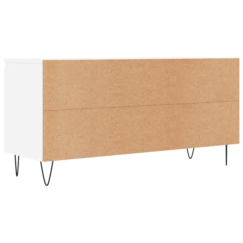 Mobile Porta TV-Credenza TV Bianco 104x35x50 cm in Legno Multistrato 863512