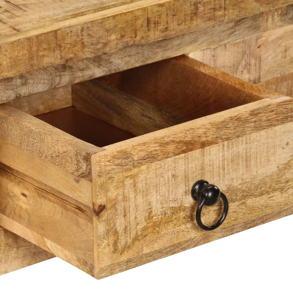 Tavolino da Salotto 90x45x35 cm in Legno Massello di Mango 247326