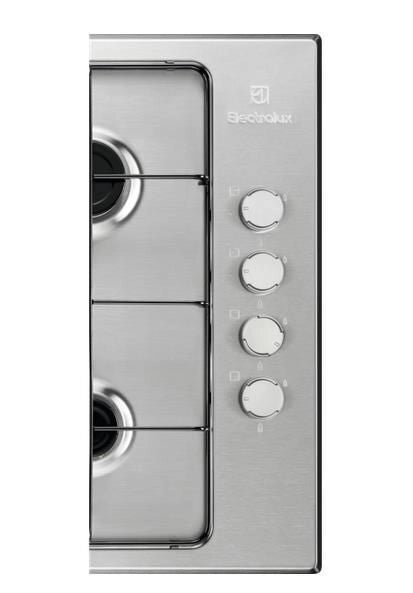 Electrolux KGS6404SX Piano cottura a gas Serie 300 Slim side control 60cm