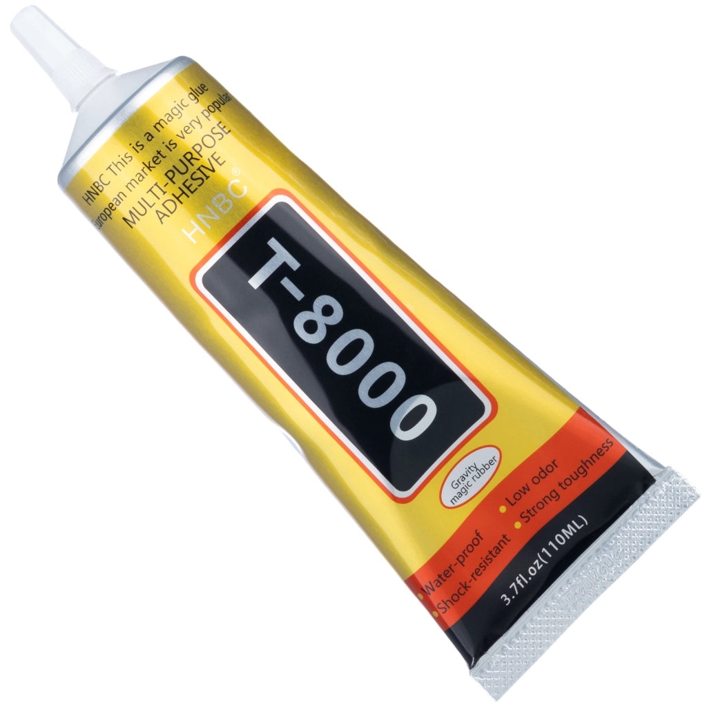 Colla Universale T-8000 110ml – Alta Qualità e Precisione | Multiuso: Ceramica, Plastica, Metallo, Legno, Carta, Vetro