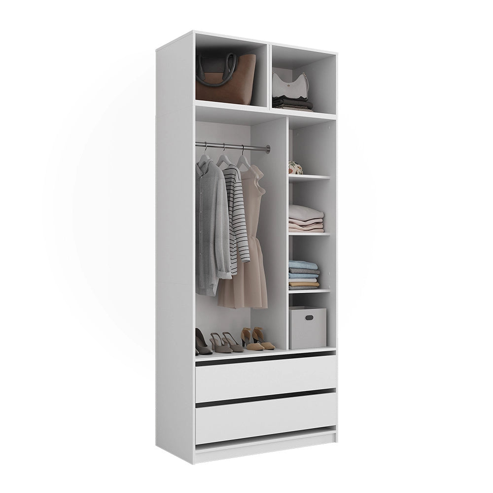 Armadio Elmo Bianco 50 x 40 cm Set di 3 Vicco