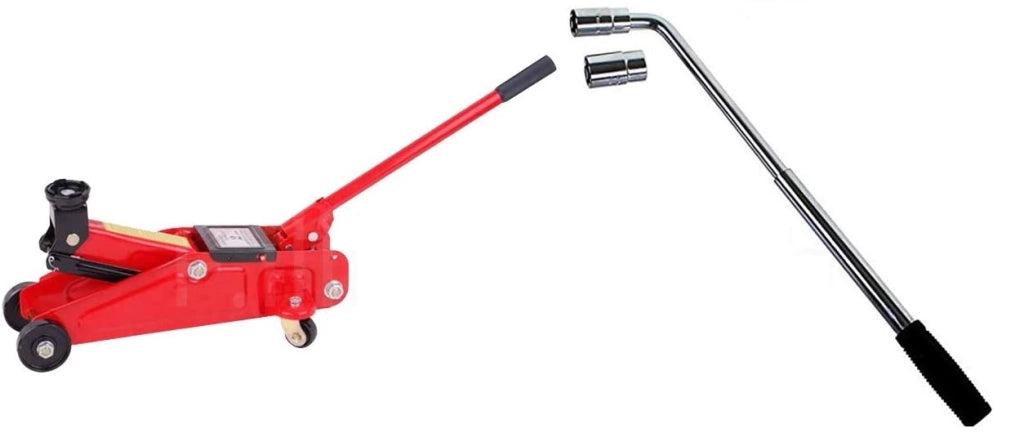 CRIC A CARRELLO JAZZ DA 2 TONNELLATE CON CHIAVE TELESCOPICA DIXIT