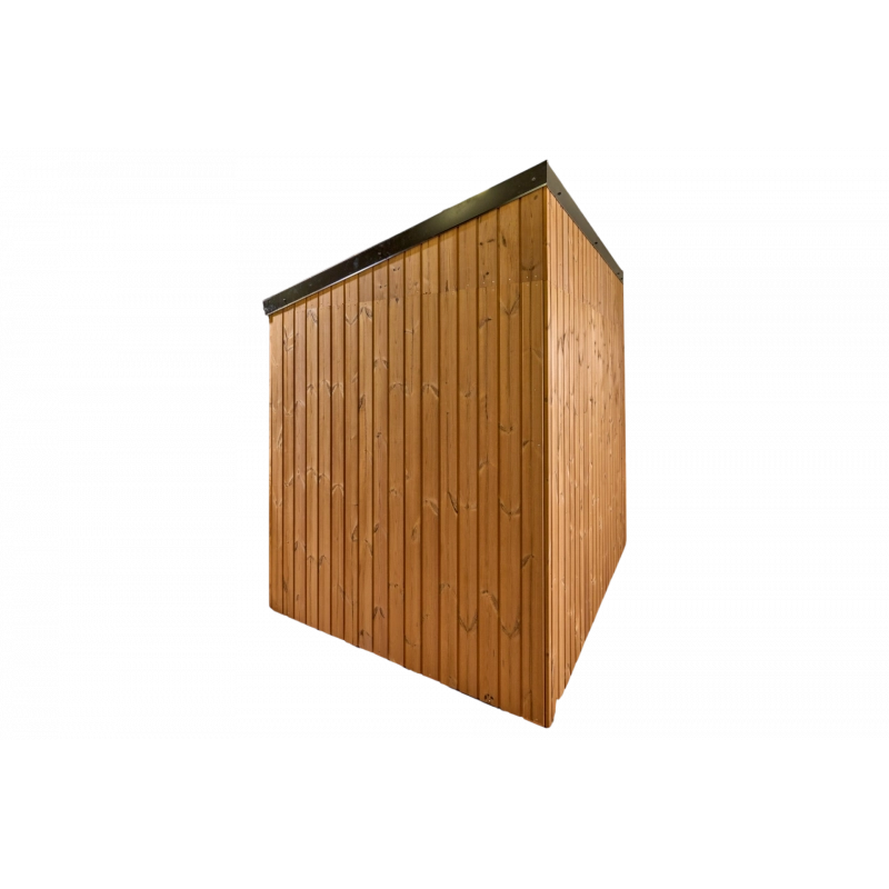 Casetta da giardino in legno 186x232 cm con fotovoltaico 1kW – Pareti 19 mm – 2 pannelli fotovoltaici – LB1923.02TH Foresta