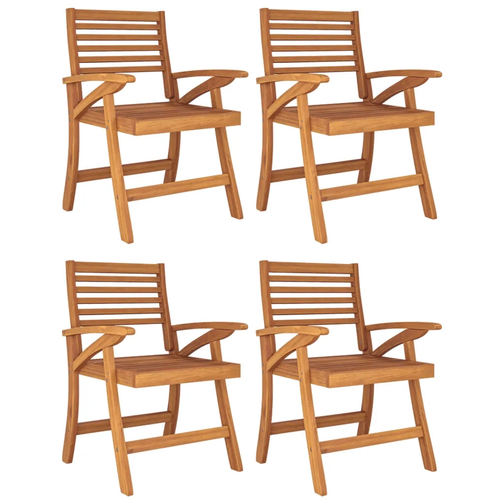 Set da Pranzo per Giardino 5 pz in Legno Massello di Acacia 3156856