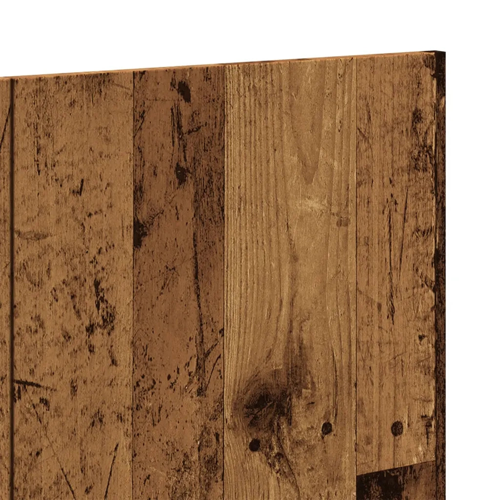 Testiera a Parete Legno Antico 240x1,5x80 cm in Truciolato