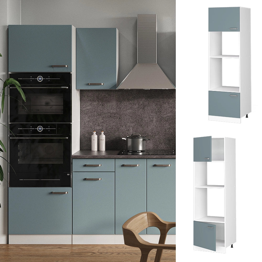 Vicco Set mobili bagno Grigio-blu 60 cm