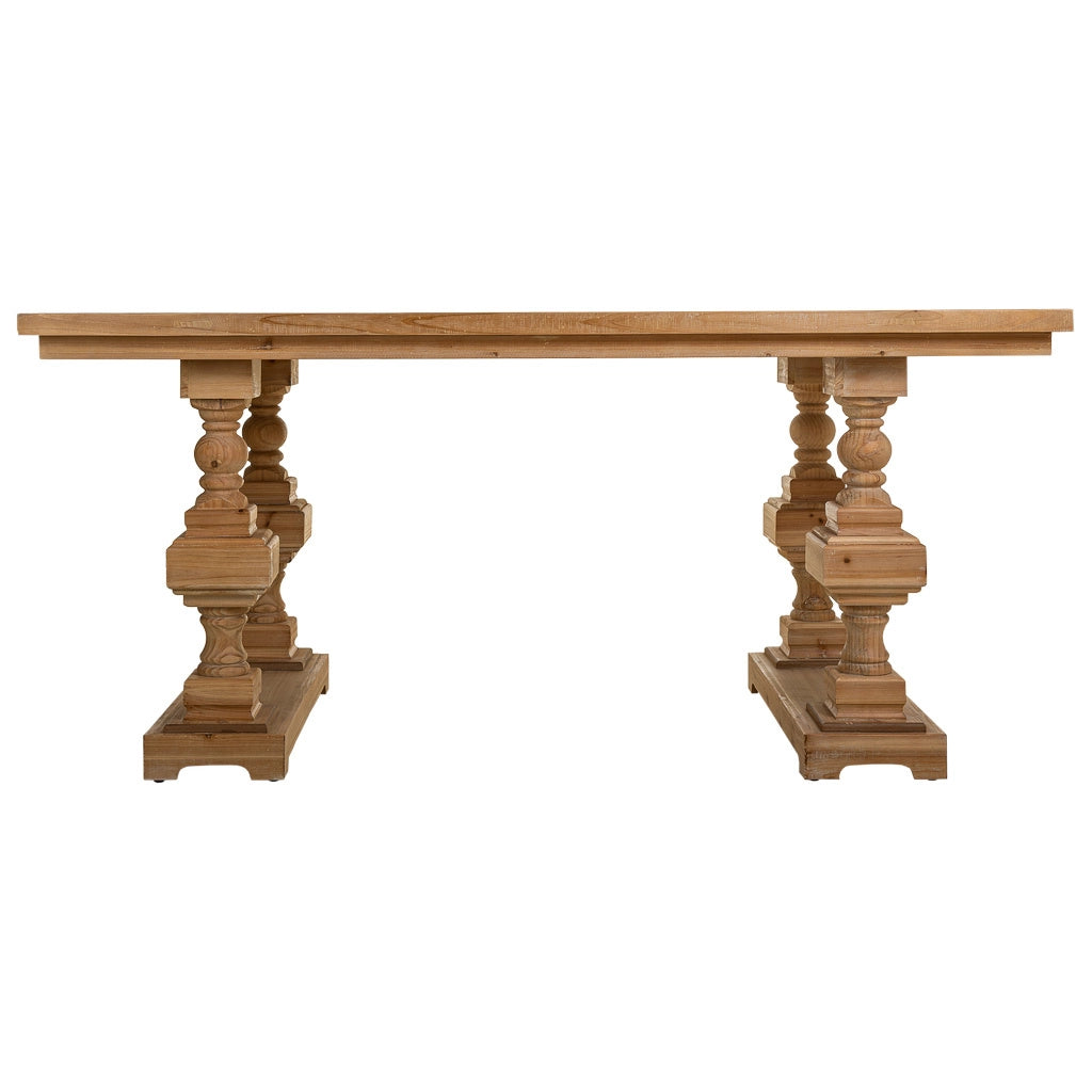 Tavolo da soggiorno in legno marrone 180x90x80h