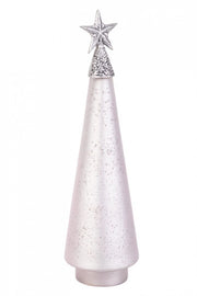Pino vetro Glow rosa opaco con stella H44