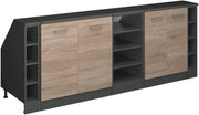 Set di mobili sottotetto Rion, Sonoma, 210 cm Set di 5 carcasse armadio profondità 60 cm, adatto per il salvaspazio sotto tetti spioventi