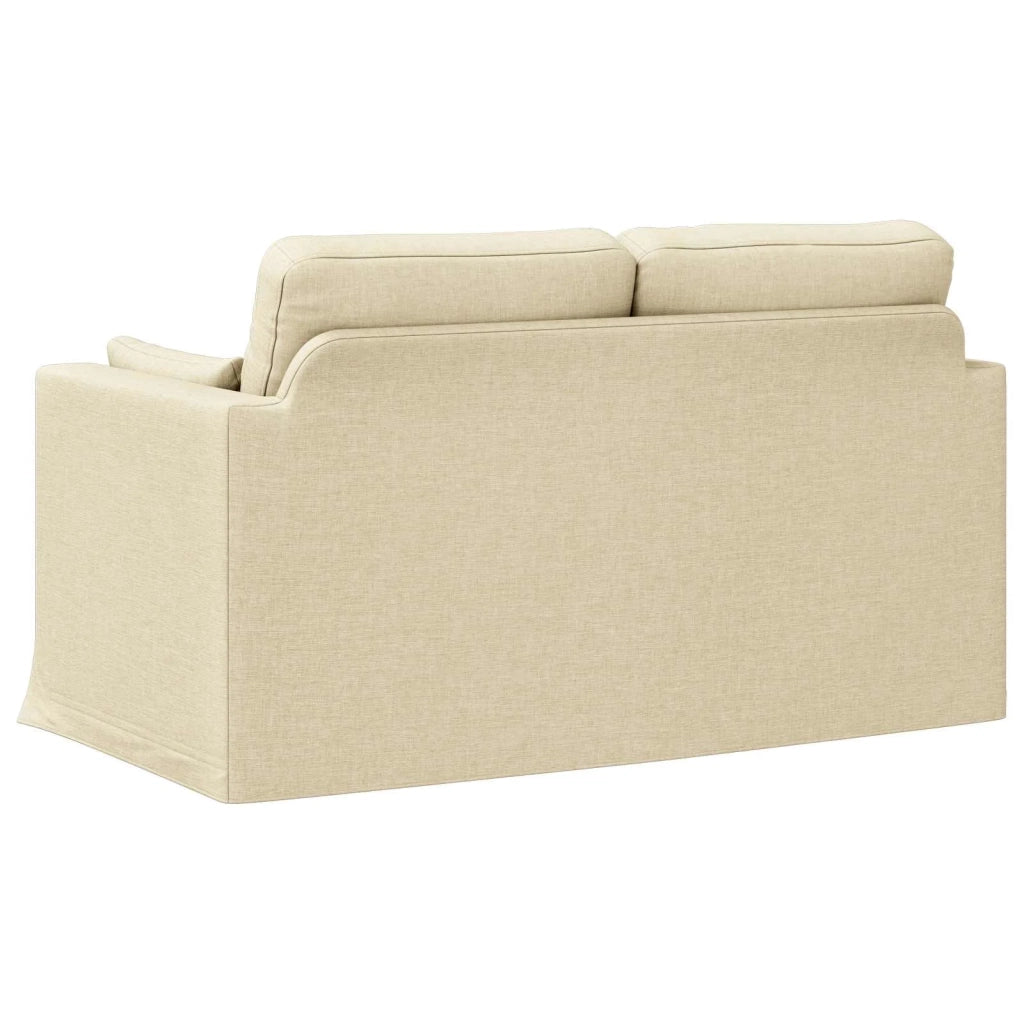 Divano Crema 139 x 78 x 80 cm Tessuto