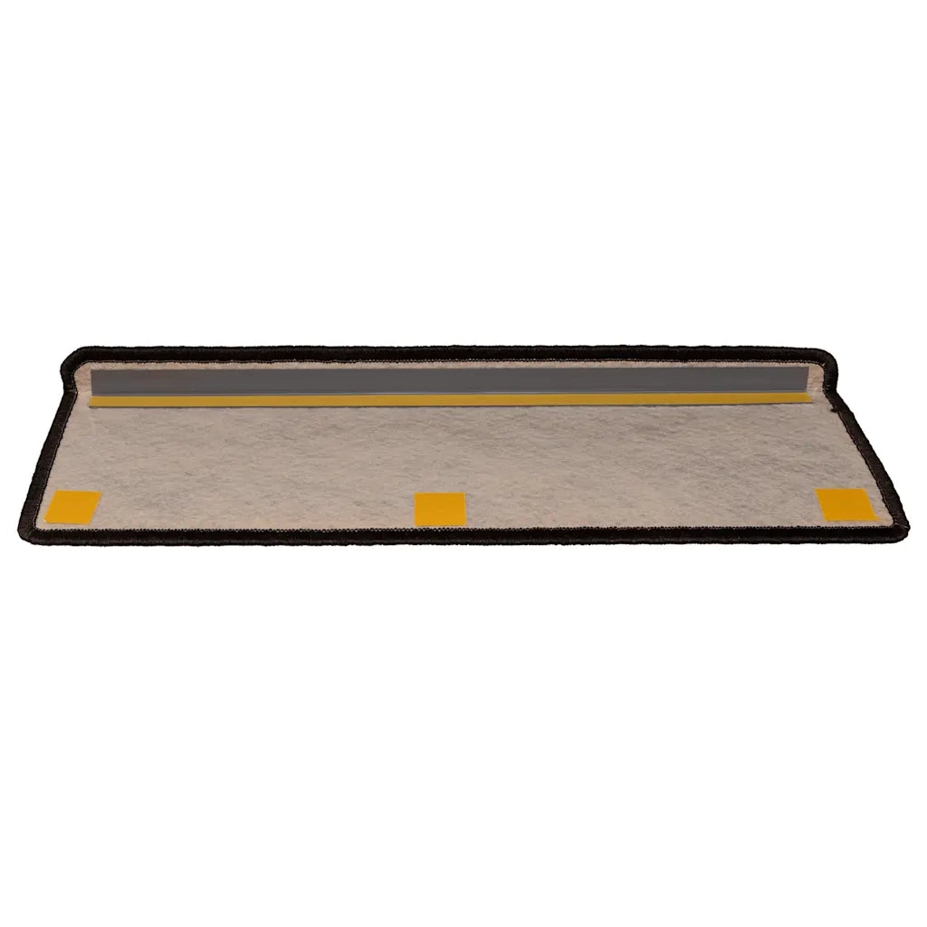 Tappeti Autoadesivi Scale Aspetto Sisal 15pz 65x21x4 Antracite 326885