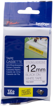 Brother TZE-S231 nastro per etichettatrice Nero su bianco TZ