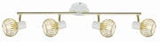 Plafoniera Candellux Oslo 94-61812 metallo 60cm oro/bianco