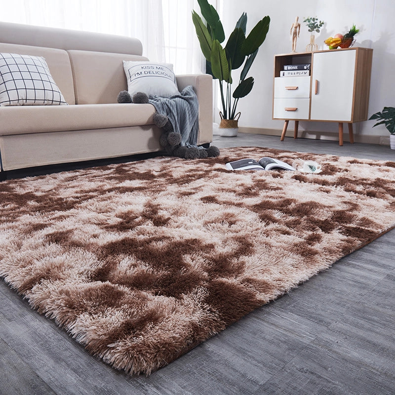 Tappeto shaggy peloso 160x220 cm marrone
