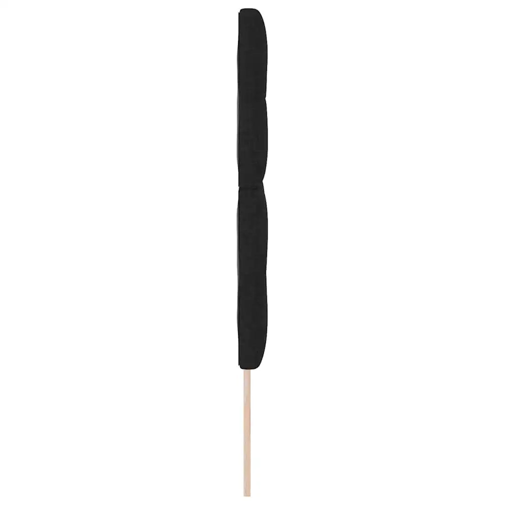 Testiera regolabile in altezza con testiera Nero 144 cm Tessuto 3337823