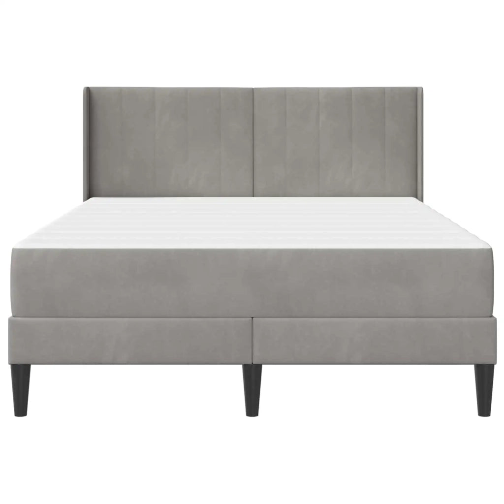 Struttura letto con materasso Grigio Chiaro 120 x 200 cm 3414855
