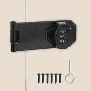 Serratura a cifra per serrature di sicurezza 10 cm serratura a meccanismo di apertura a cifra rotativa per porte piccole armadiari porte di serra porte della doccia esterne garage giardino.