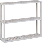 Shelf per Mobili - 54x60x15 cm - 3 Livelli - Piccolo Mobile per Cucina - Bagno - Bianco