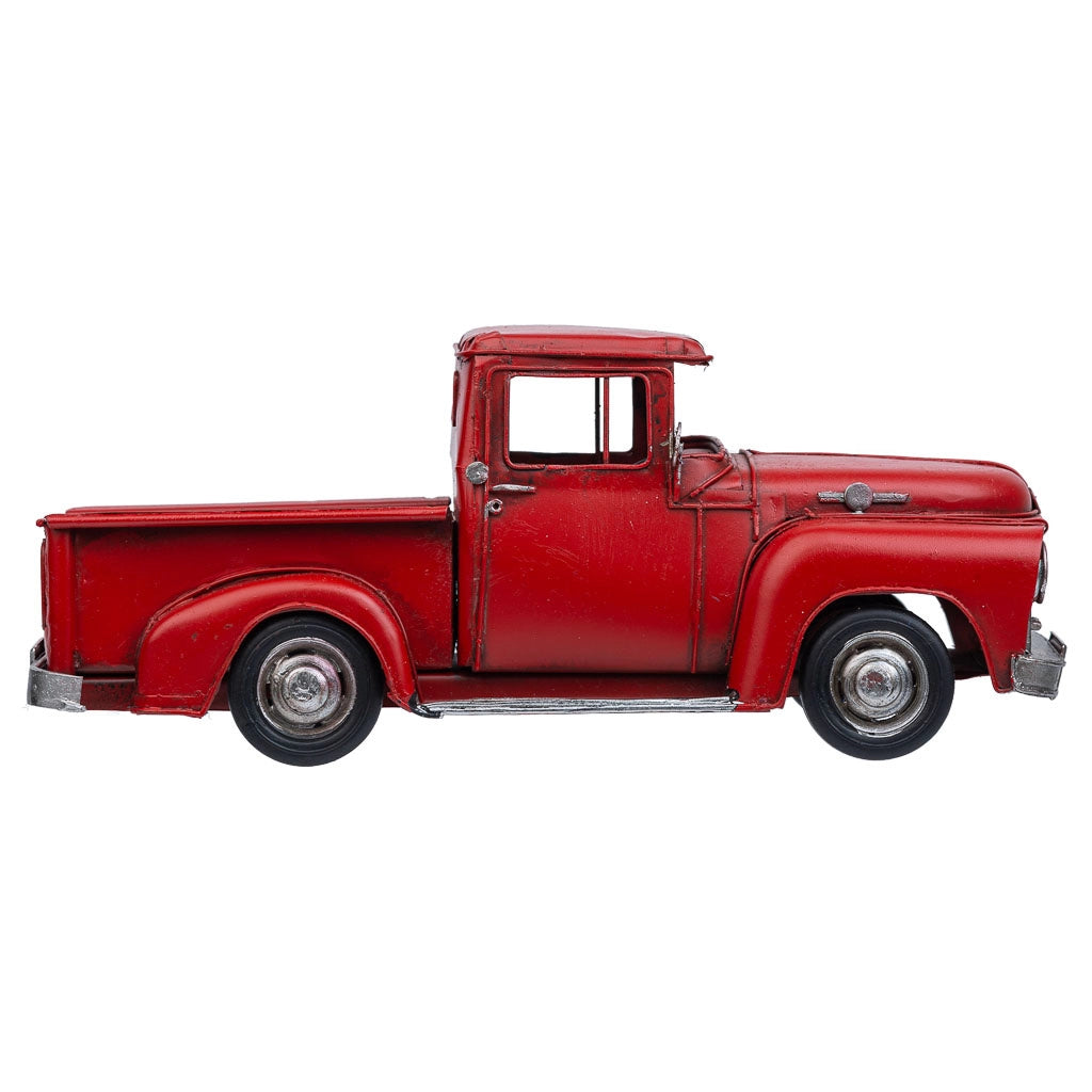 Furgone in metallo rosso 28x12x12h