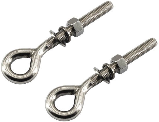 Otturatore a Boccola 16mm - 2 Pezzi - Acciaio Inossidabile 304 - Con Viti/Ringhi - Resistenti/Corrosione - Adatto per Interno/Esterno - Otturatore a Boccola