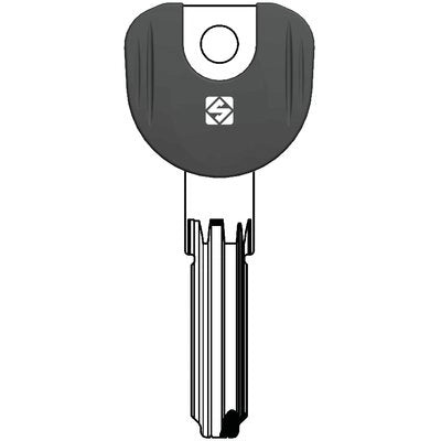 CHIAVE PUNZONATA TITAN TN58P SILCA - OTTONE NICHELATO- 5 pezzi