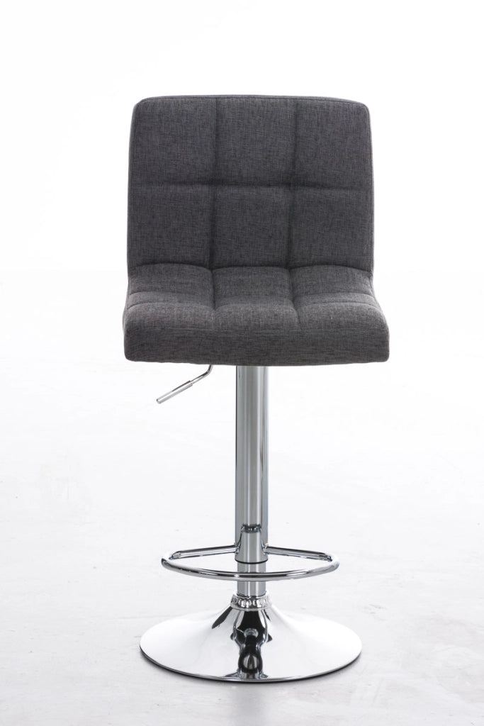 Sgabello Peru Stoffa grigio chiaro