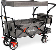 Carrello pieghevole - Carrello trasportabile - Carrello portatile - Sistema frenante - 120cm x 56cm x 67cm con tetto scorrevole 99cm