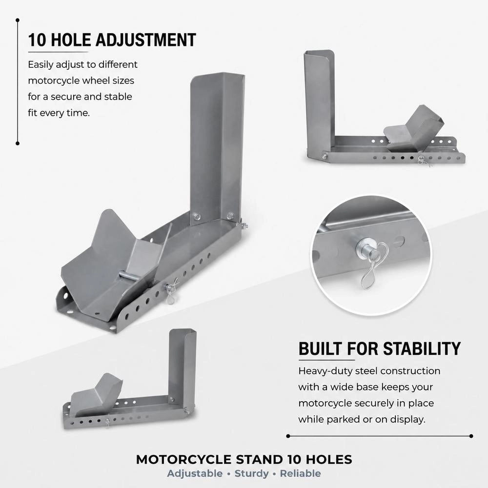 Motorcycle Stand With 10 Holes