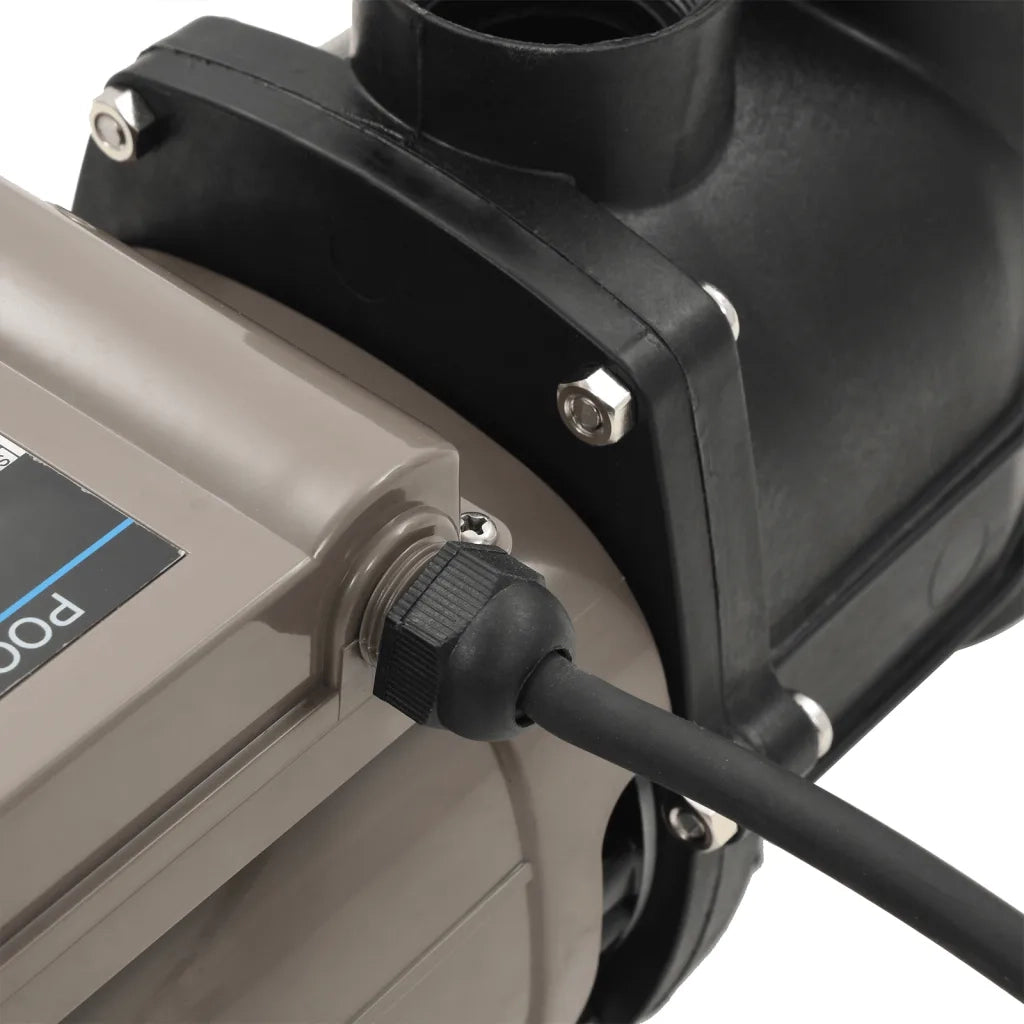 Pompa per Piscina con Timer Nera 0,25 HP 8000 L/h CFW2238889
