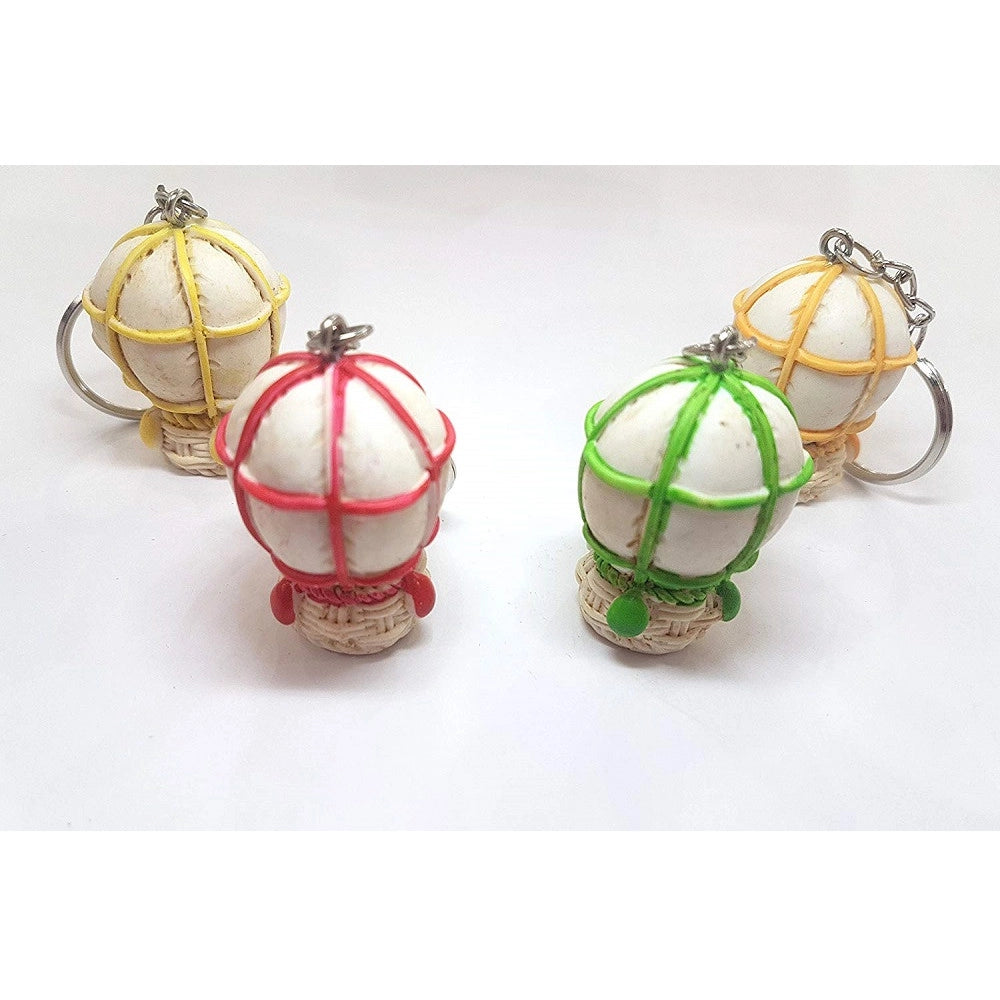 Trade Shop - Set 12pz Bomboniera Bomboniere Molgolfiere Colorate 18 Anni Compleanno Portachiavi -