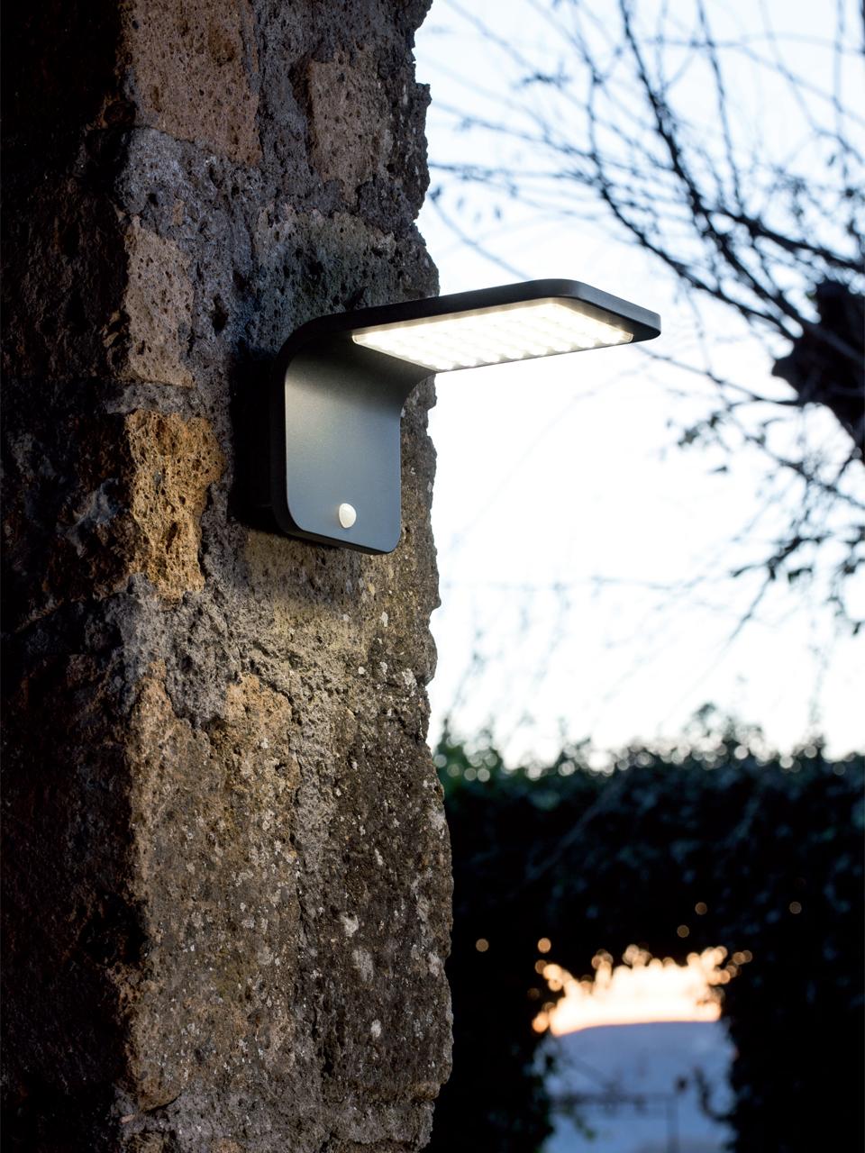 Applique Solare da Esterno a LED 3W 4000K Sovil Nero