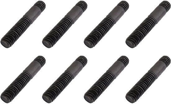 Viti a testa stud 10.9 M10 x 61 mm - 8 pezzi - Alta temperatura - Cambio ruote rapido - Materiali di alta qualità - Resistenti allo shock - Viti a testa