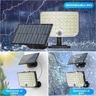 2 Pezzi Faro LED Faretto Lampada Solare da Esterno con Sensore di Movimento