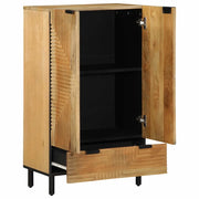 vidaXL Credenza Marrone 60x33x100 cm in Legno Massello di Mango