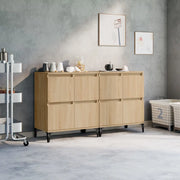 Credenze 2pz Rovere Sonoma 60x35x70 cm in Legno Multistrato 3185762