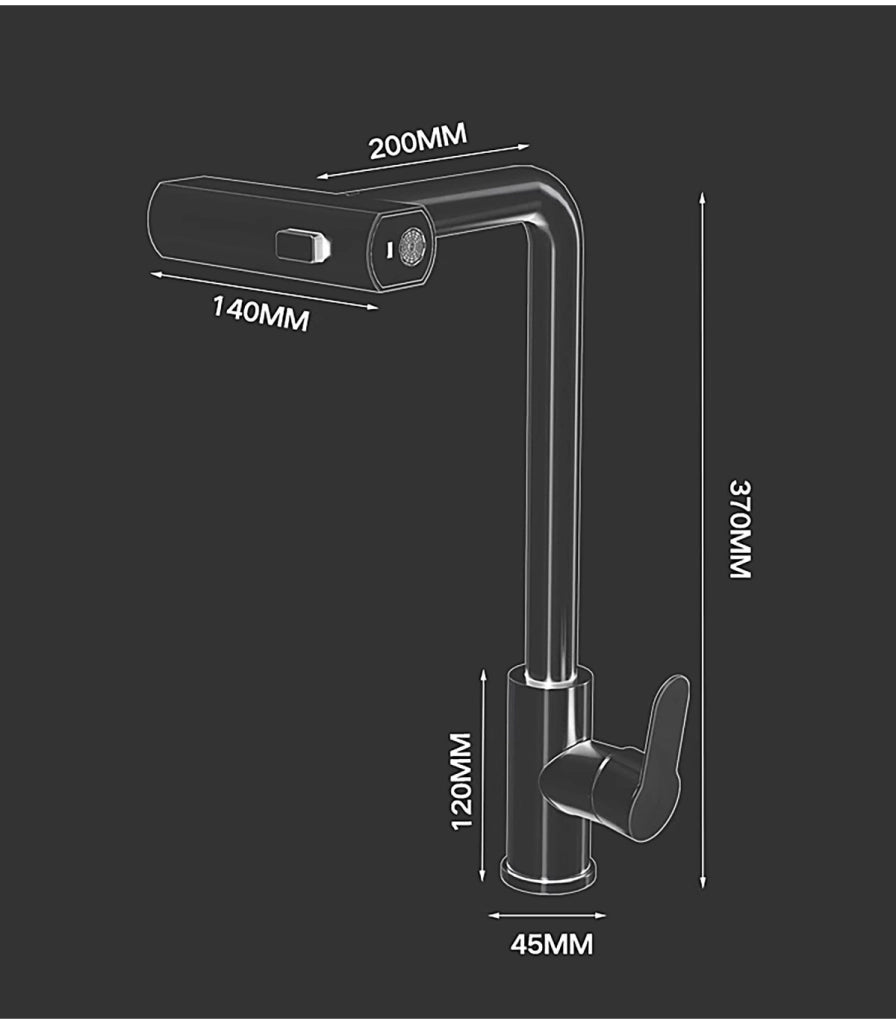 Rubinetto Cucina Cascada LH-188 | Rame Massiccio | Estraibile 3 Modi