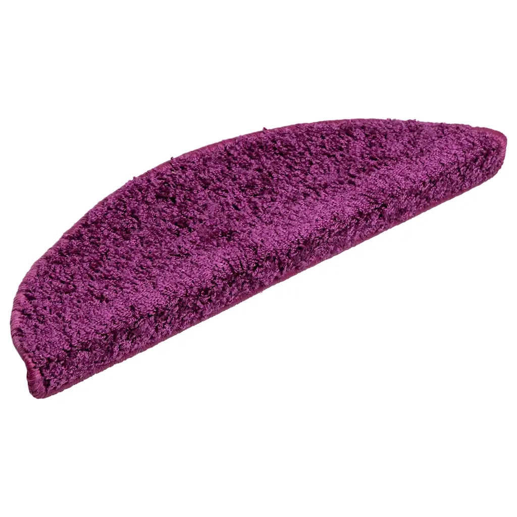 Tappetini per scale 20 pz 56x17x3 cm Viola Semicircolari 3365842