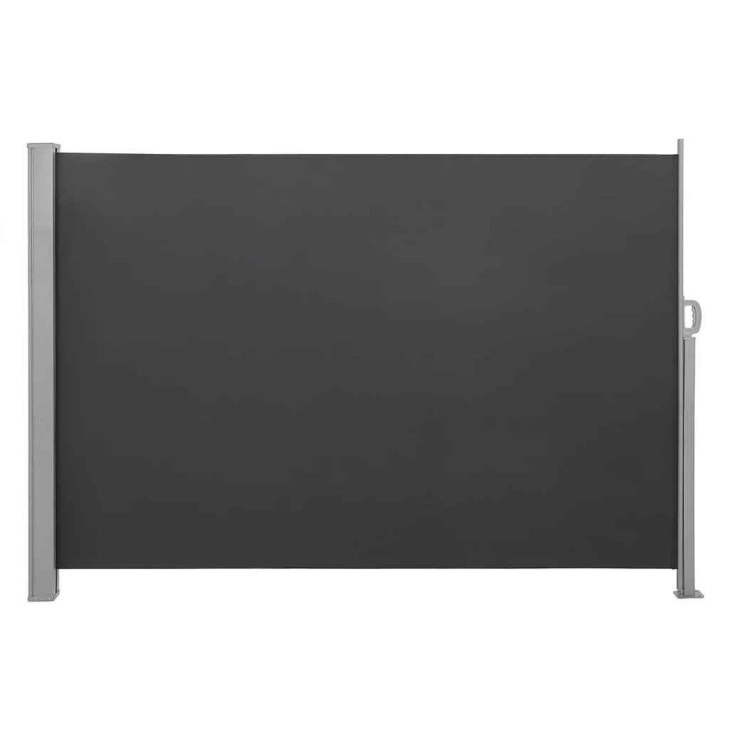 Tenda da sole laterale per balcone e terrazza parasole frangivista 180 x 350 cm grigio scuro 12_0001839