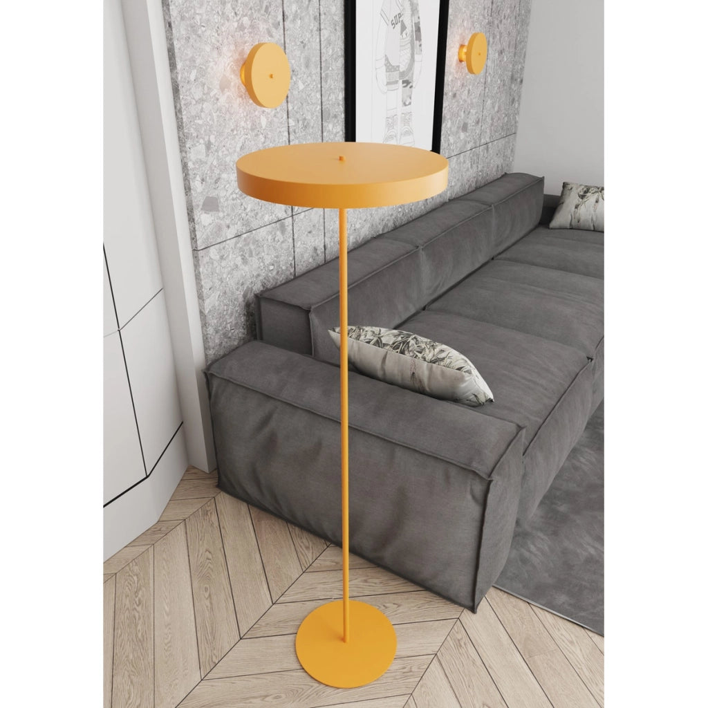 Lampada da tavolo NEMO in acciaio arancione opaco