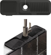 Mat di goccia in silicone, protezione da spruzzi, per cucina, bagno, lavandino, protezione da acqua, mat di asciugatura, per superficie di lavoro