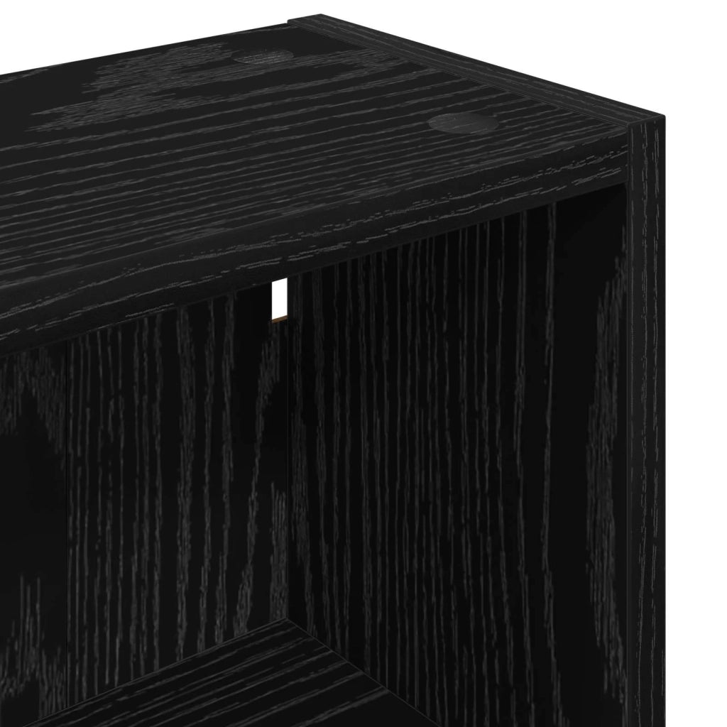 Armadio da bagno a muro Rovere Nero 40 x 16 x 62,5 cm