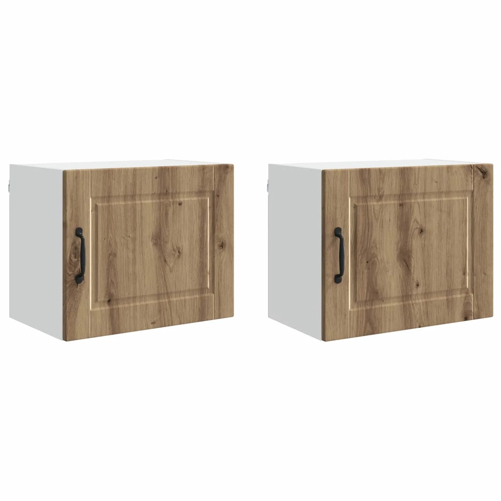 Armadietto a muro PORTO 2 pcs Rovere artigianale 885264