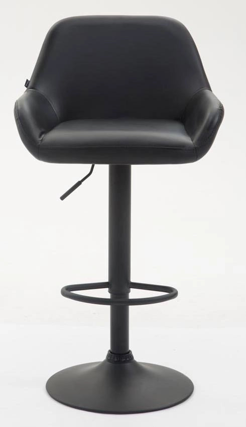 Set 2 Sgabelli Bar Braga In Similpelle nero,nero